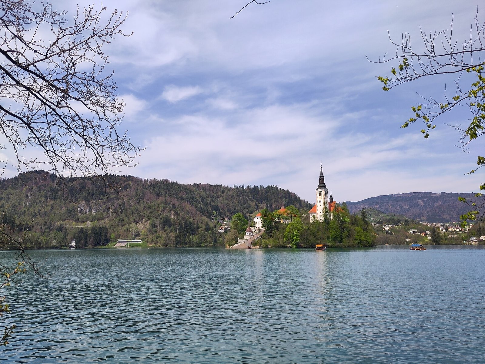 The church on Bled Island across the lake